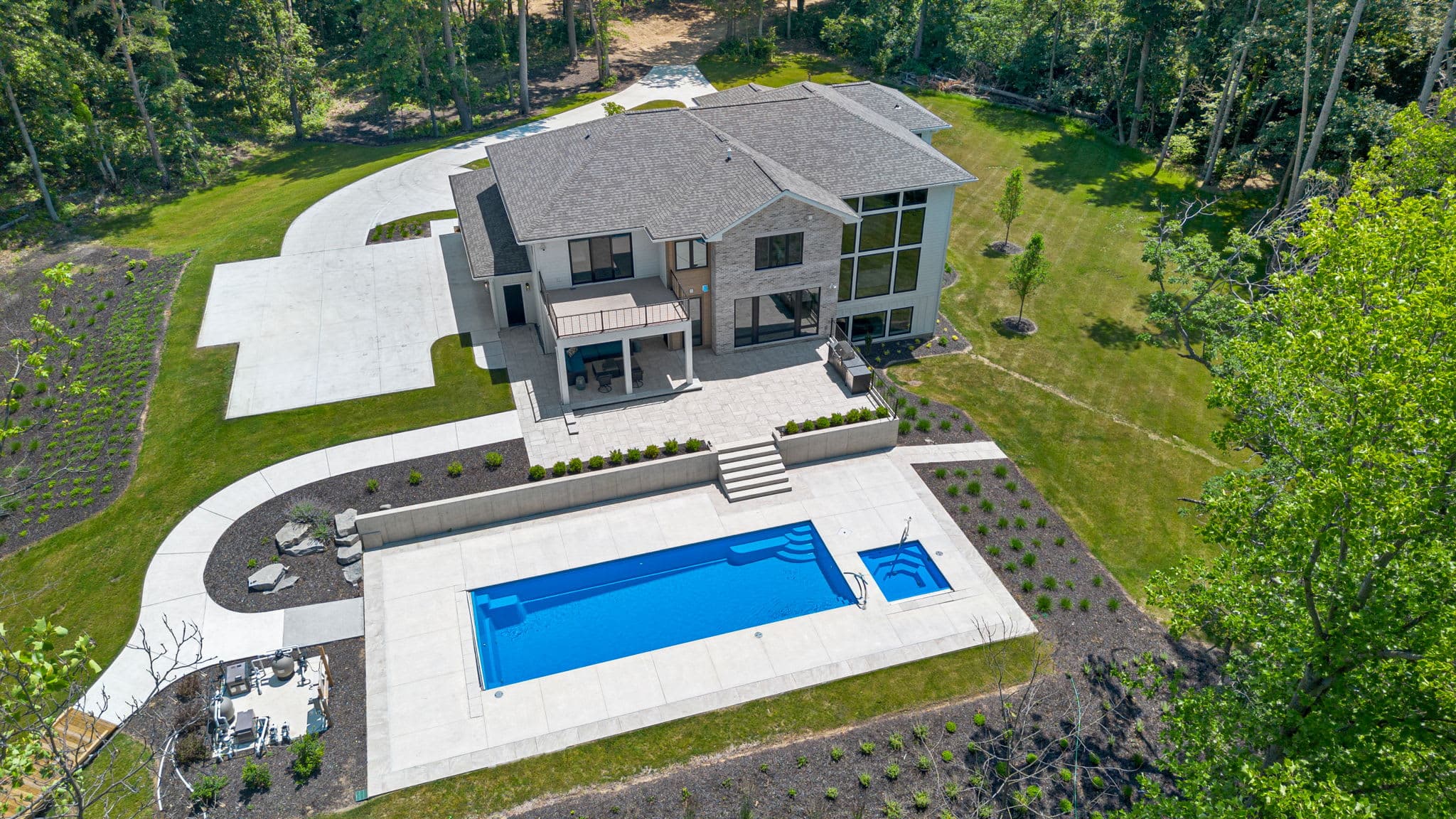 Contemporary 26-Acre Estate, Private Beach, Pool — photo 1 of 24
